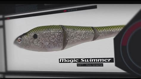 Sebile soft magic swimmer plastic worm